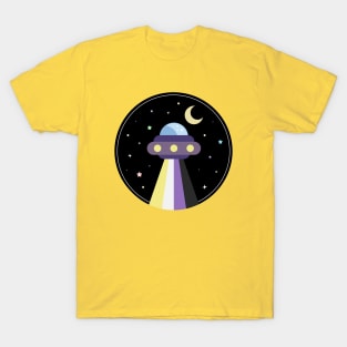 Kawaii Pride Non-Binary UFO T-Shirt